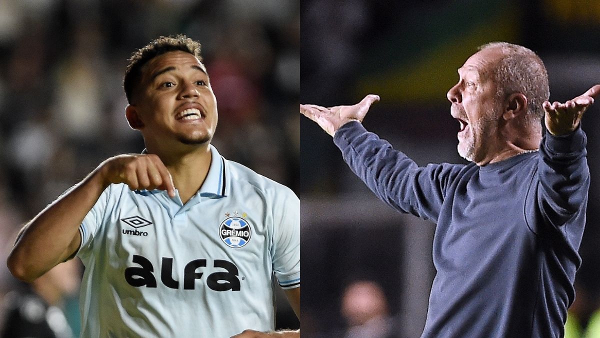 Gustavo Martins desabafa após gol em Vasco x Grêmio
