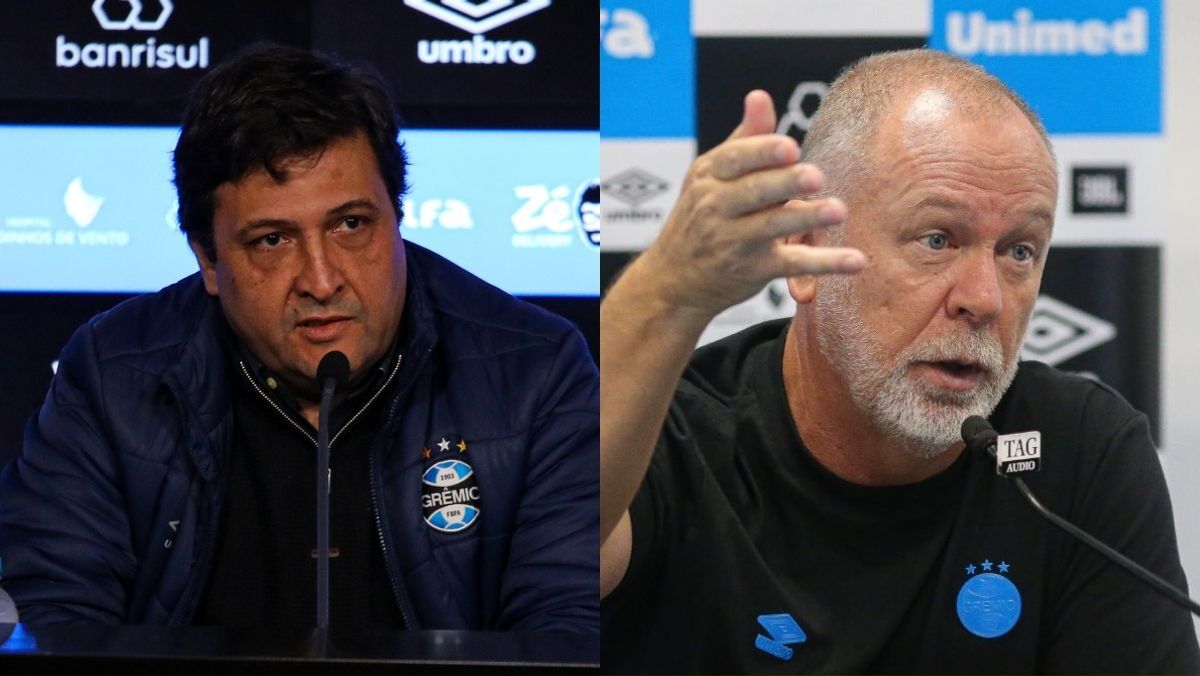 Torcida do Grêmio faz campanha para novo treinador