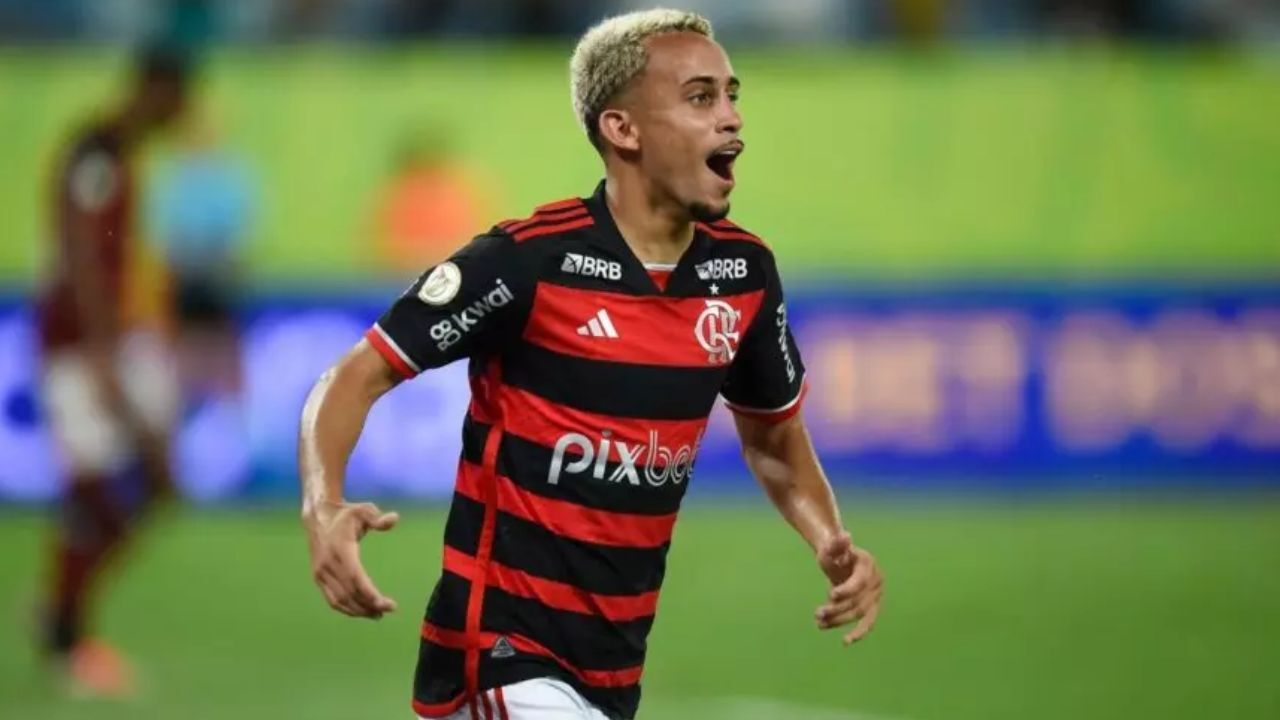 Matheus Gonçalves, atacante do Flamengo