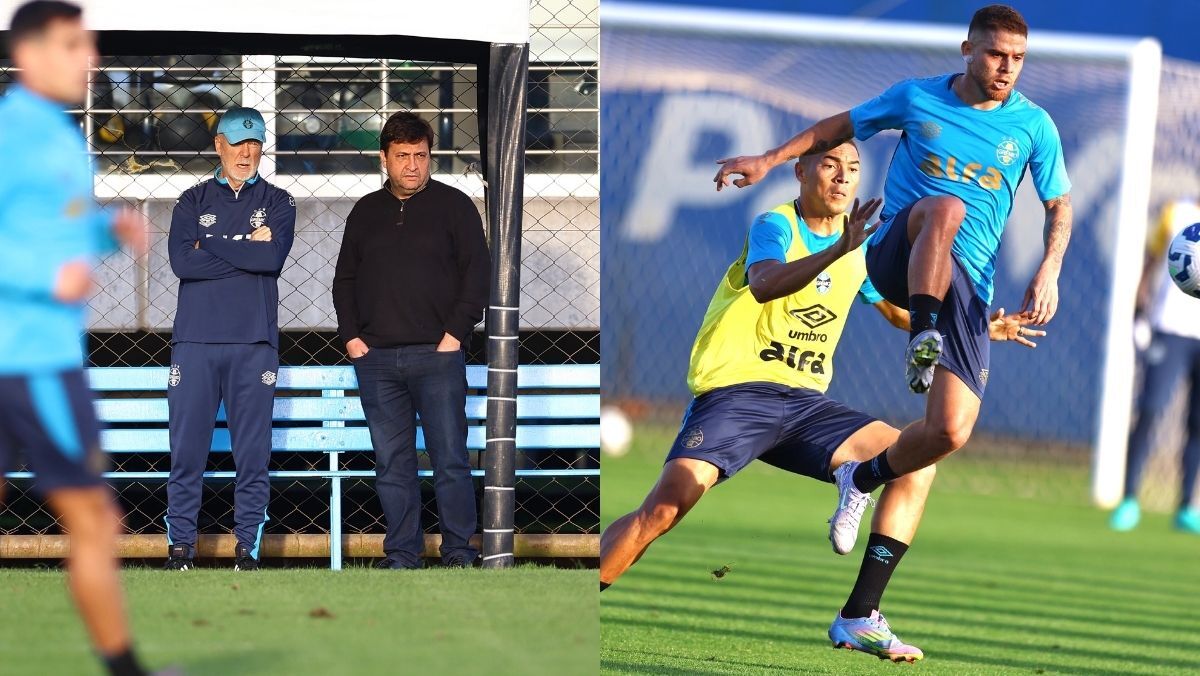 Mano Menezes realiza reunião com os jogadores do Grêmio; confira detalhes