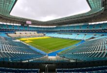 Arena do Grêmio e gramado Grêmio x Ceará