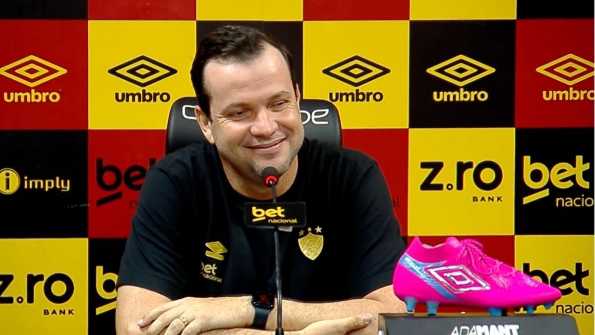 Treinador do Sport vê evolução no time antes de enfrentar o Grêmio