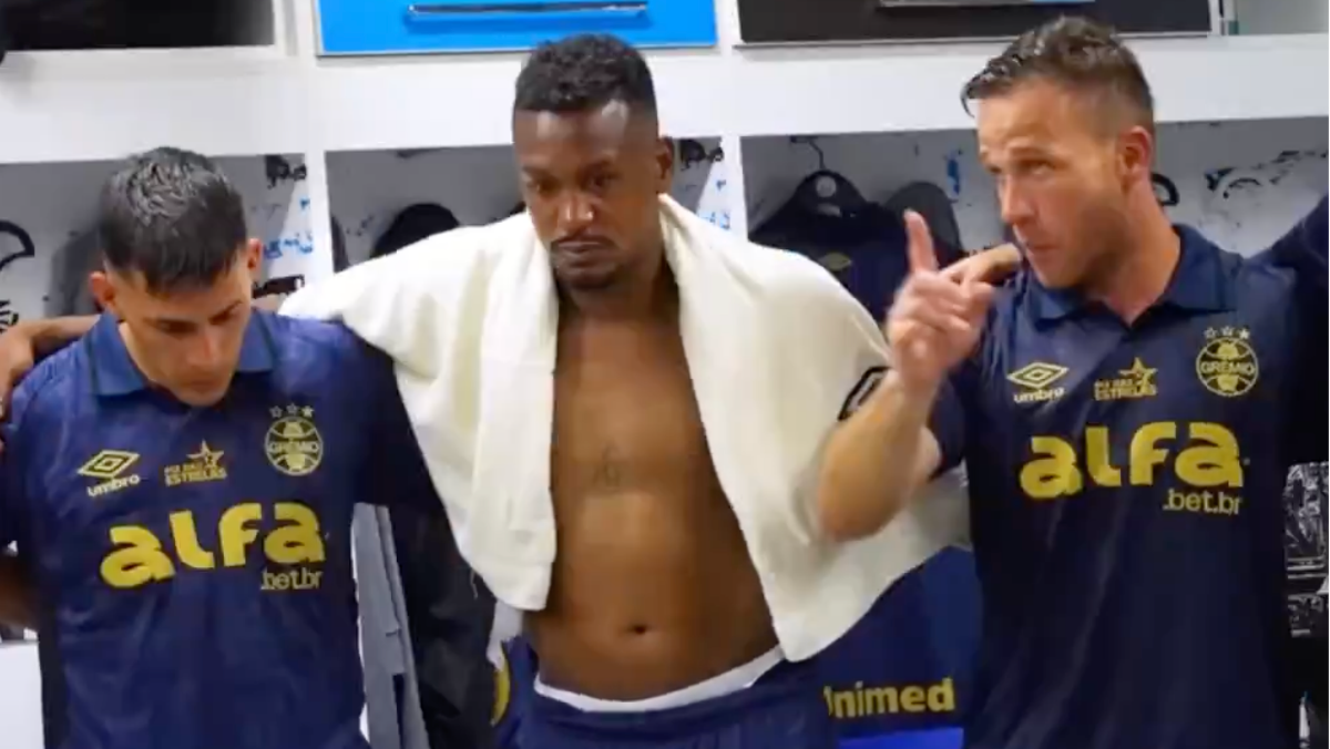 O discurso absurdo de Arthur no vestiário após vitória do Grêmio - Arthur Grêmio Arthur