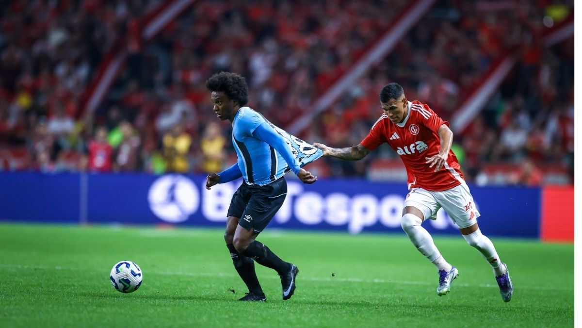 Os números da estreia de Willian pelo Grêmio são surrais