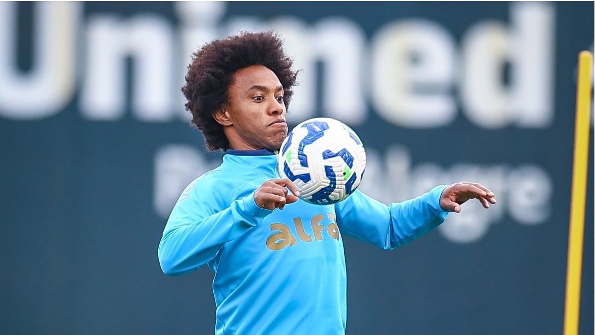 Grêmio avalia Willian em treinos e bate martelo sobre estreia