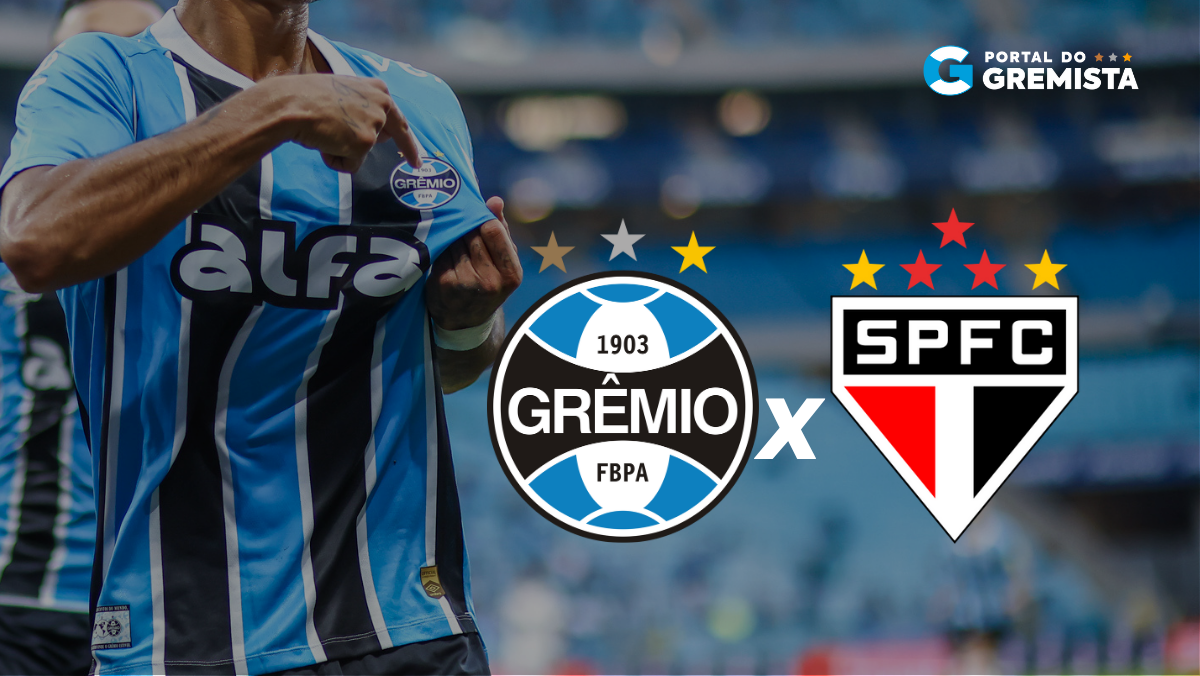 A escalação do Grêmio hoje para enfrentar o São Paulo no Brasileirão
