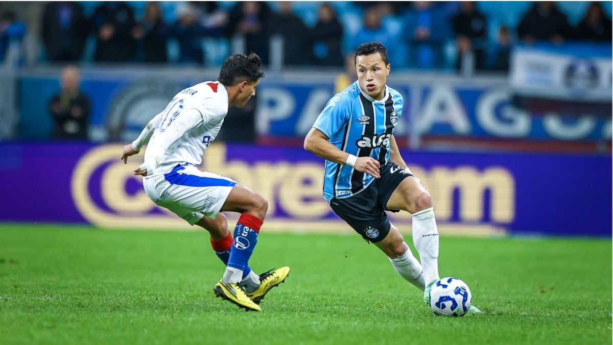 Marlon em partida contra o Fortaleza
