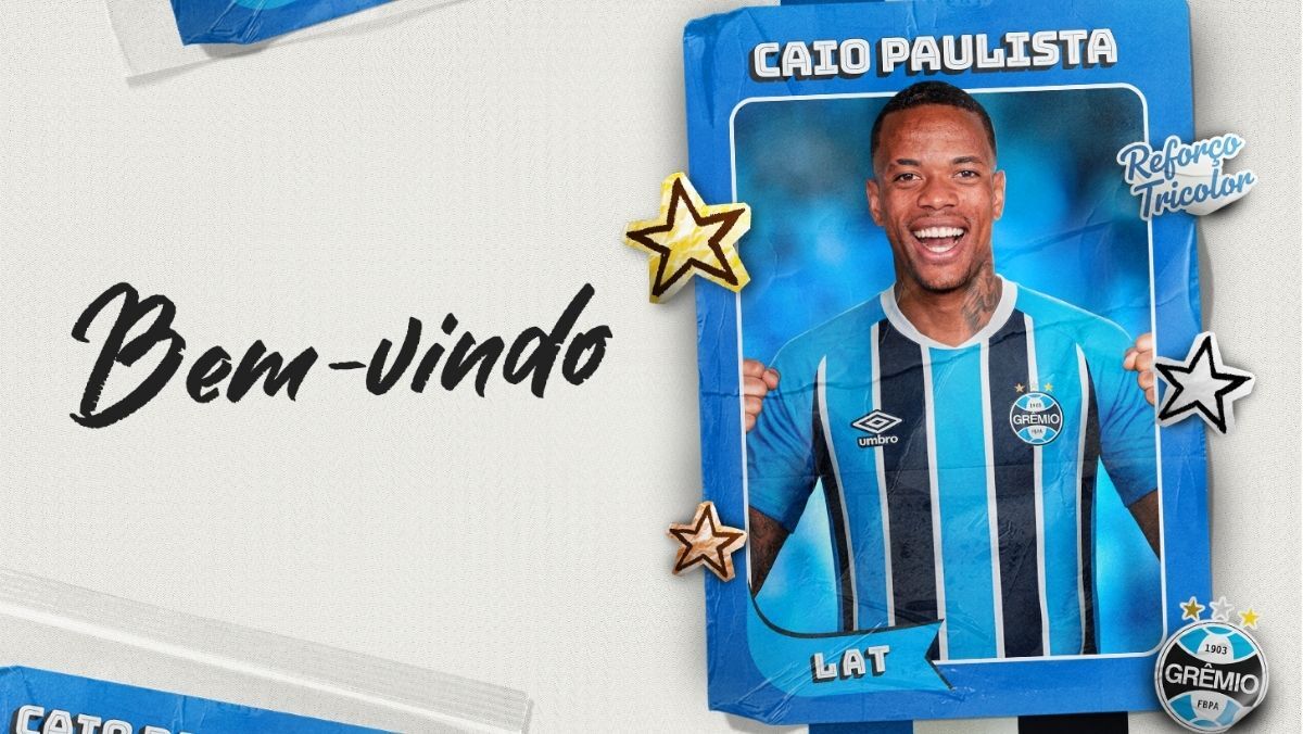 Grêmio define a data de estreia de Caio Paulista