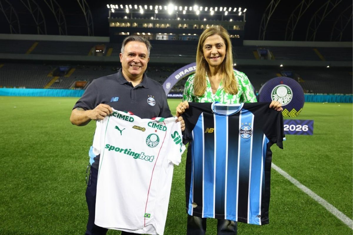 Grêmio e Palmeiras têm encontro fora de campo antes do jogo e atitude repercute