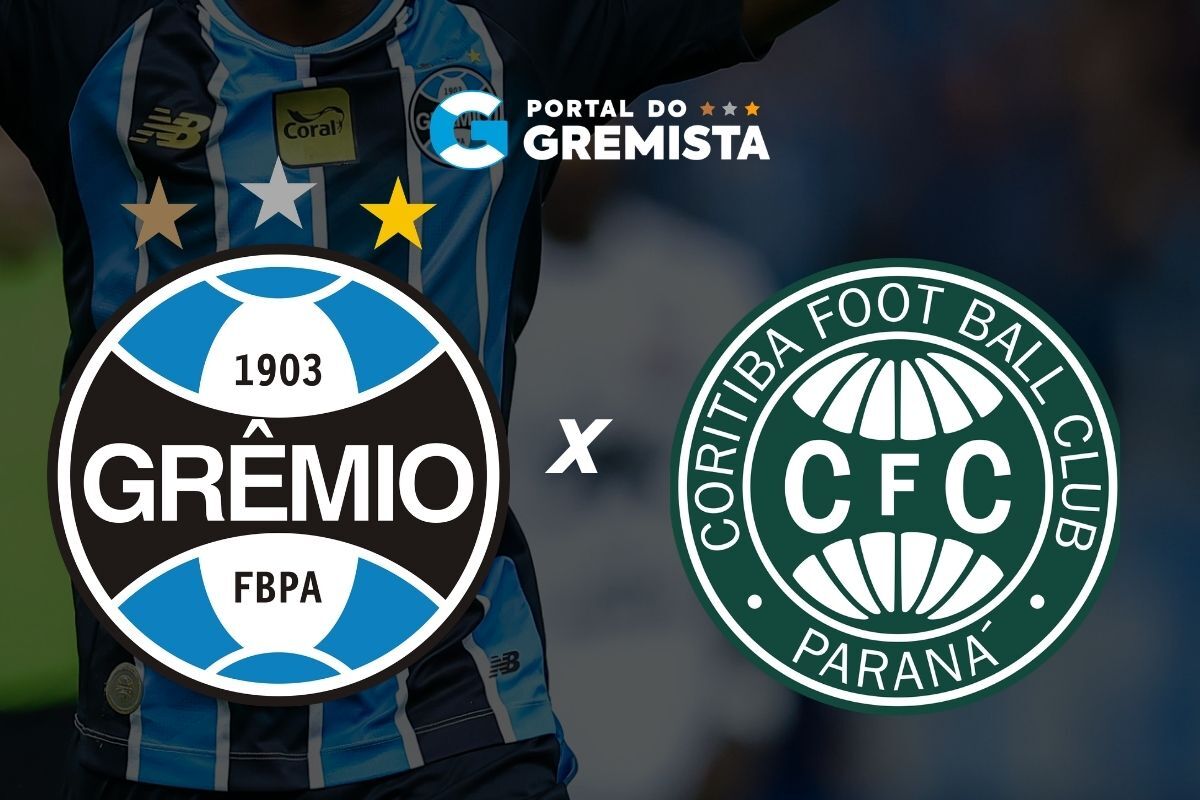 Onde assistir Grêmio x Coritiba pelo Brasileirão 