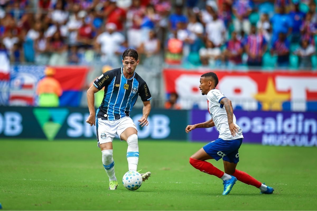 Grêmio, Bahia, Brasileirão, Bahia x Grêmio, Luís Castro, Arena Fonte Nova, rodada do Brasileirão, Grêmio hoje Pedro Gabriel