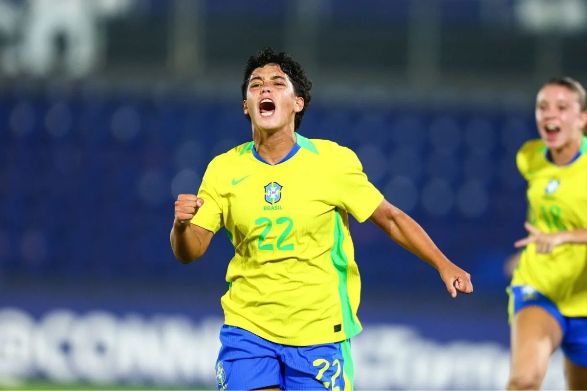 Mari Gigante, Grêmio Feminino, Seleção Brasileira, Sul-Americano Sub-17, futebol feminino, Copa do Mundo Sub-17, base do Grêmio, Brasil feminino