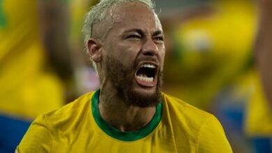 Neymar chorando lesão