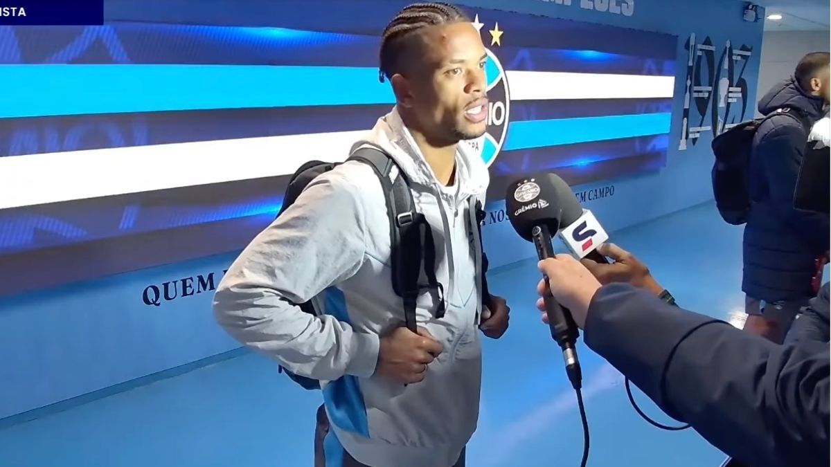 caio paulista Grêmio contra o Santos