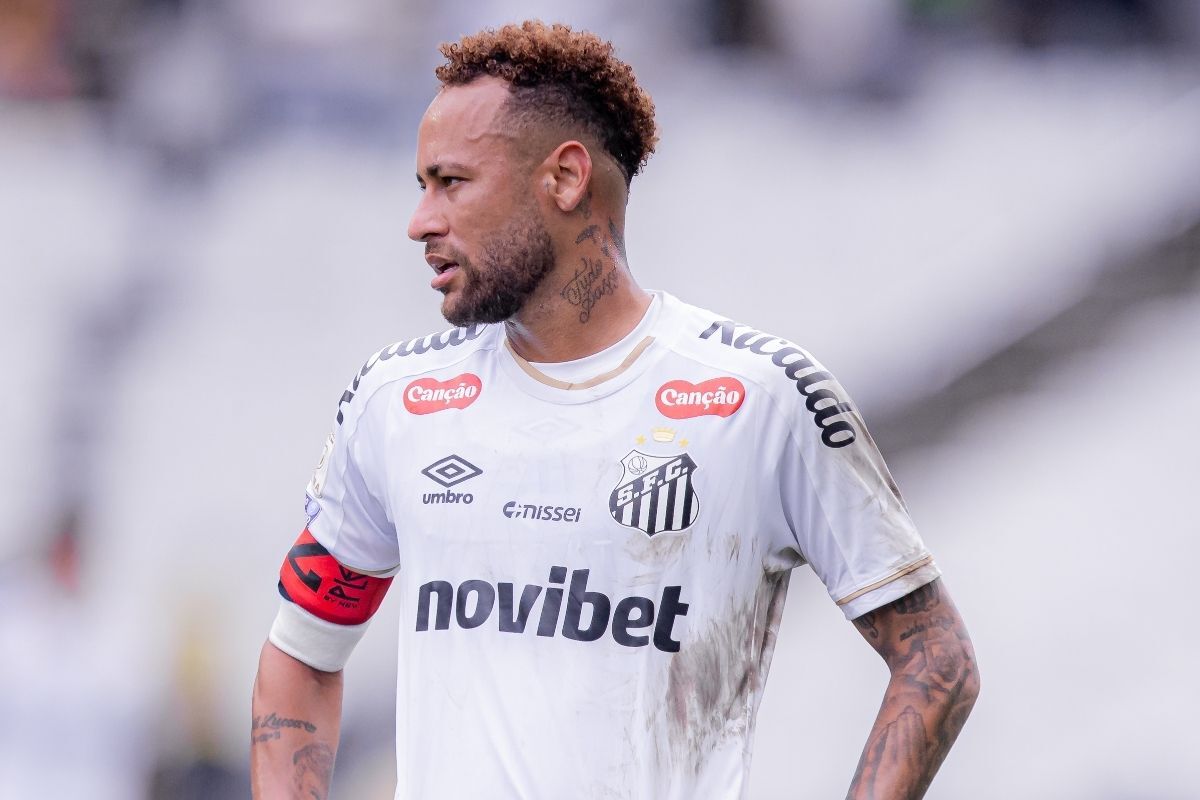 Neymar atacante do Santos