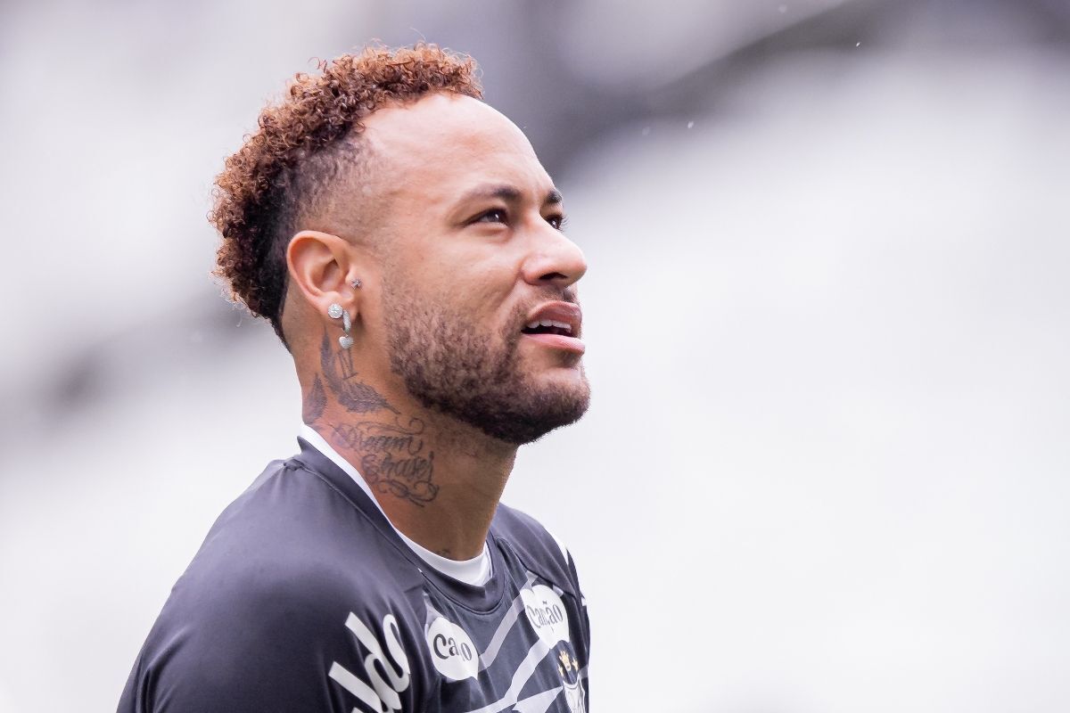 Neymar atacante do Santos