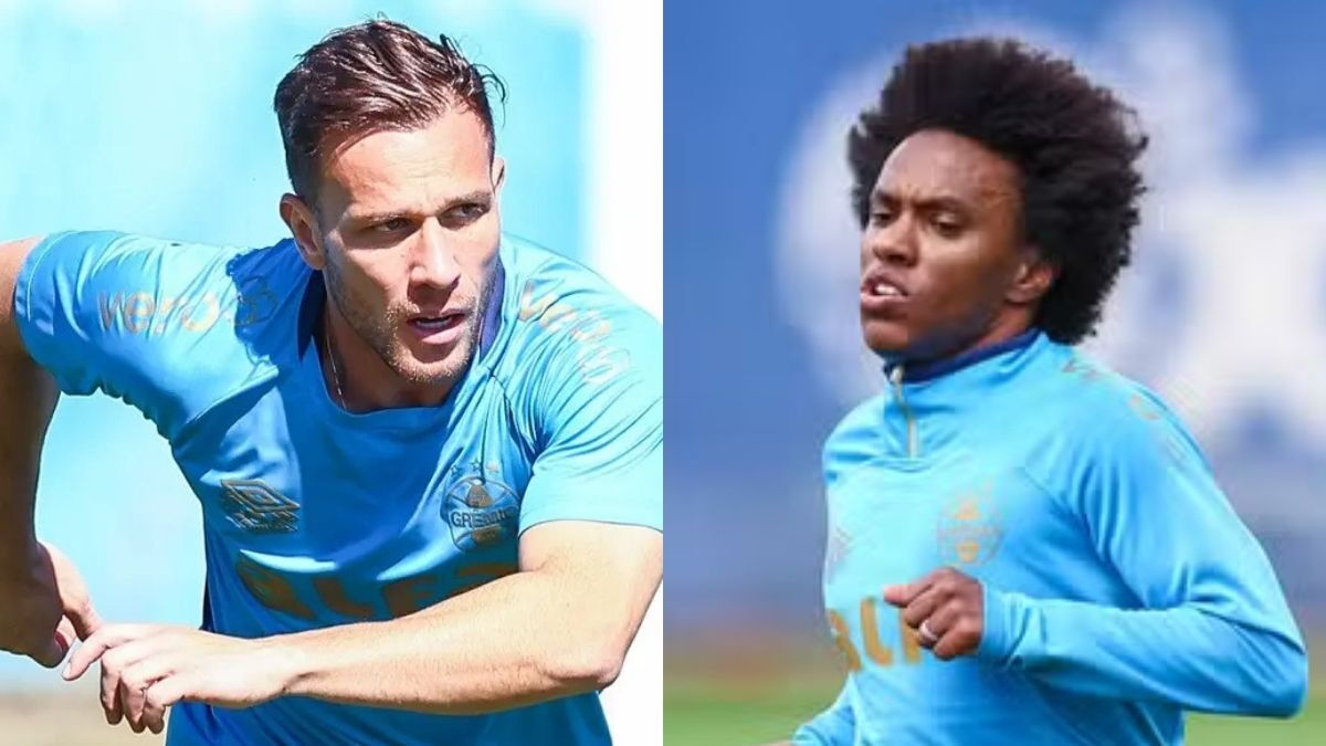 Willian será reavaliado para Grêmio x Santos e Arthur volta a treinar; veja a situação dos atletas para o jogo - Portal do Gremista