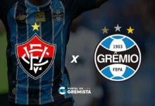Vitória x Grêmio: onde assistir e as prováveis escalações - Vitória x Grêmio Vitória x Grêmio acontece segunda-feira, às 20h, pelo Brasileirão. Veja onde assistir, horário, arbitragem e as prováveis escalações.